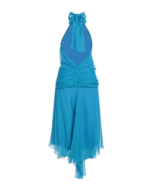 Alberta Ferretti Blue Maxi Dress