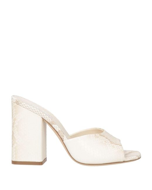 Paris Texas Natural Sandals