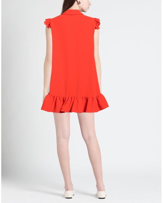 Sportmax Red Mini Dress