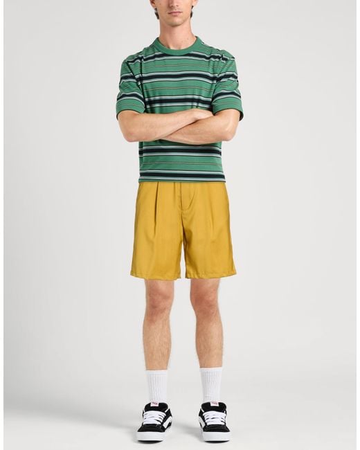 Low Brand Yellow Shorts & Bermuda Shorts Virgin Wool for men