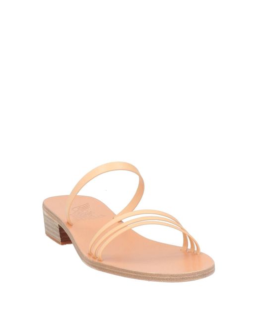 Ancient Greek Sandals Pink Sandals