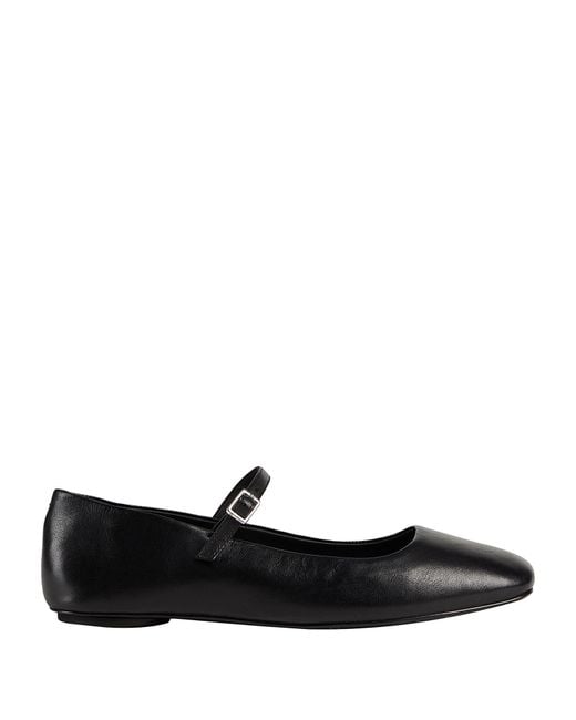 MAX&Co. Black Liv Ballet Flats Ovine Leather