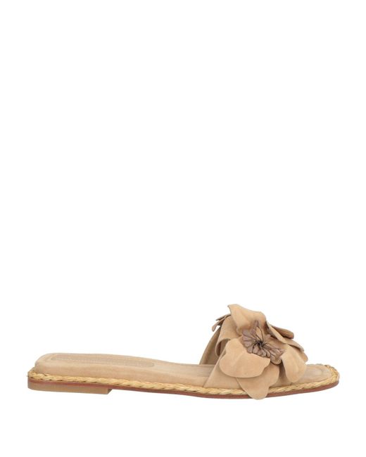 Paloma Barceló Women's Natural Sandals Kidskin