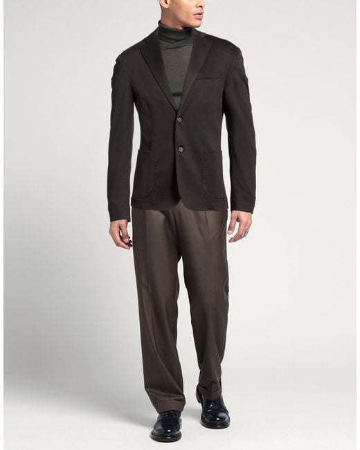 Squad² Black Blazer Polyester, Viscose, Elastane for men