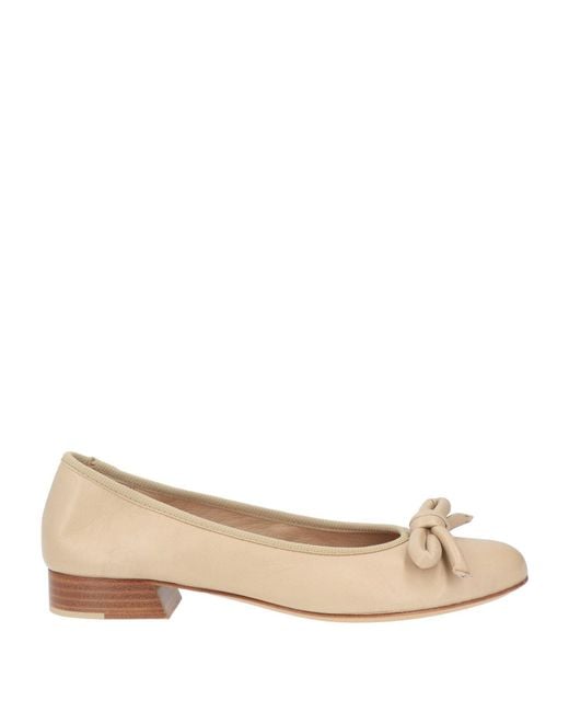 Pomme D'or Natural Ballet Flats
