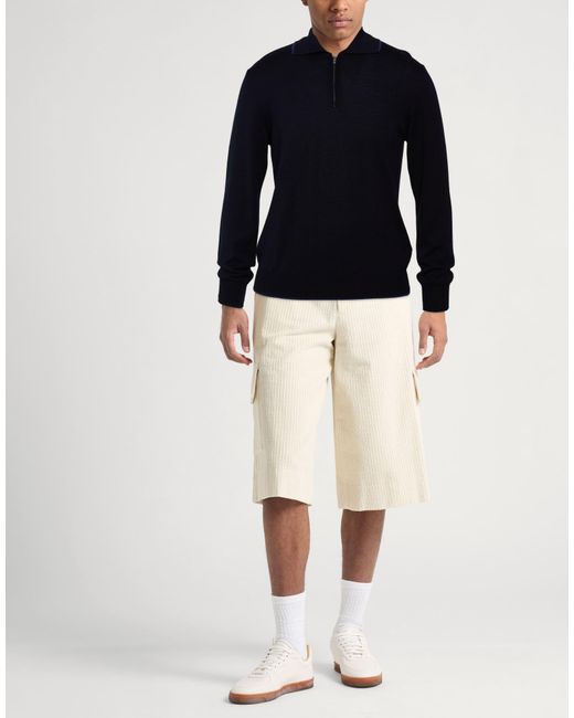Tombolini Blue Midnight Sweater Wool, Silk for men
