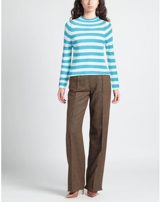 SOHO-T Blue Turtleneck Polyamide, Wool, Alpaca Wool, Polyacrylic