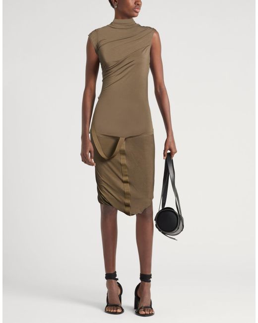 Helmut Lang Natural Midi Dress
