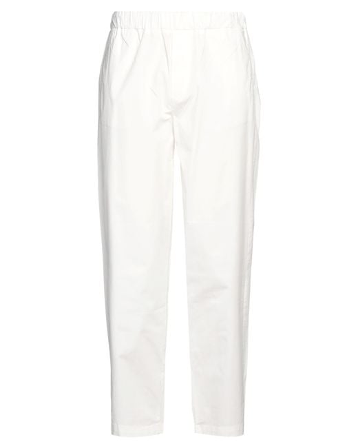 Alpha Studio White Trouser for men