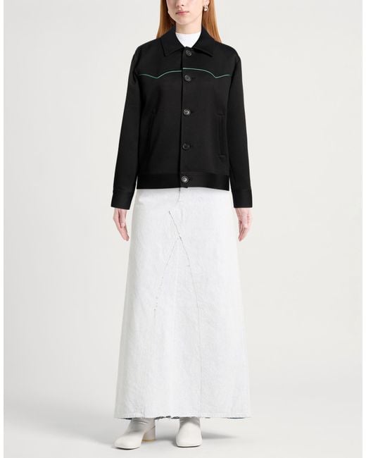 Paul & Joe Black Jacket Cotton, Polyamide, Elastane