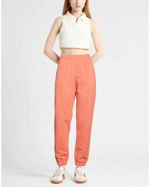 Parajumpers Orange Pants Cotton, Polyester