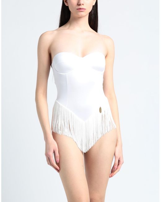 Elisabetta Franchi White One-piece Swimsuit