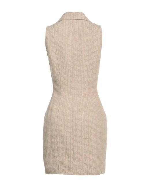 Balmain Natural Short Dress