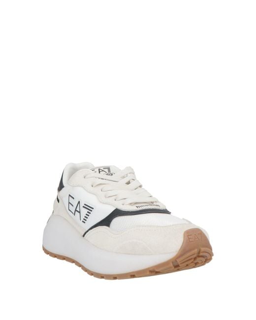 EA7 White Trainers for men