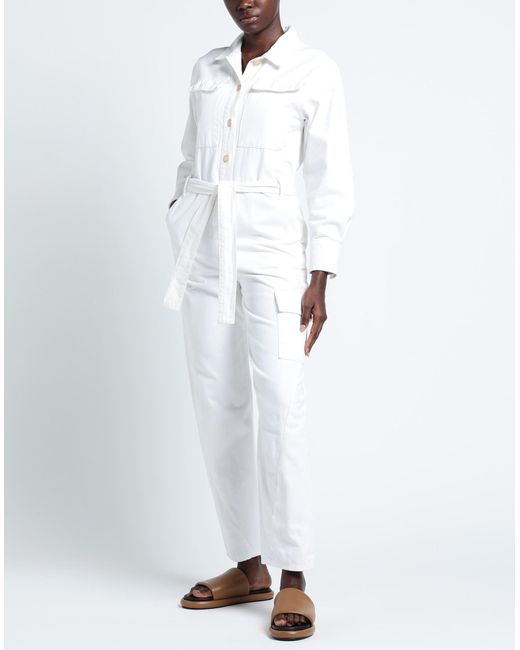 Essentiel Antwerp White Jumpsuit