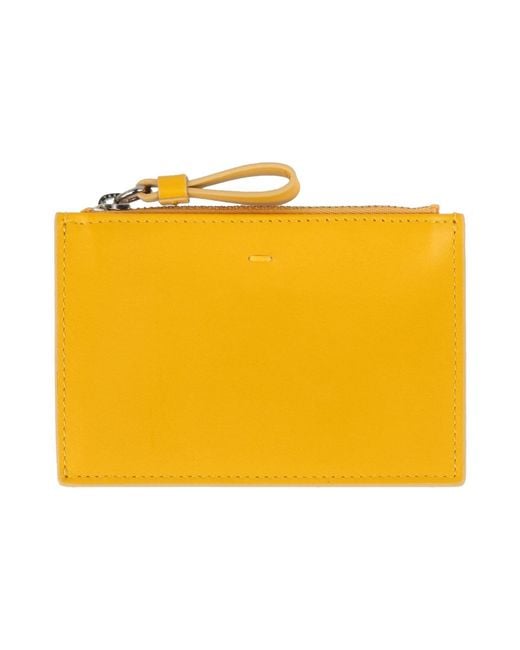 Doucal's Yellow Cardholder Calfskin for men