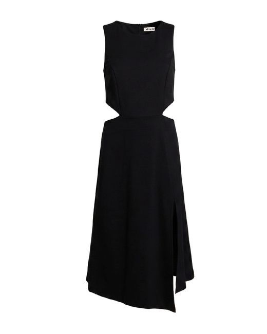 Dixie Black Midi Dress Viscose, Polyamide, Elastane
