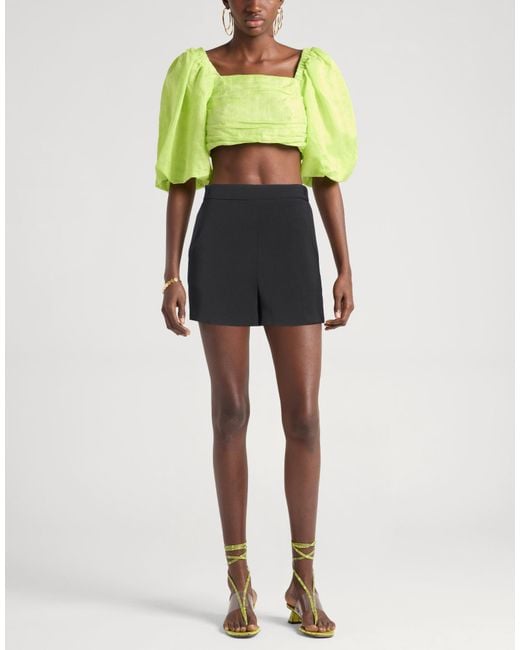 Elisabetta Franchi Black Shorts & Bermuda Shorts Polyester, Elastane