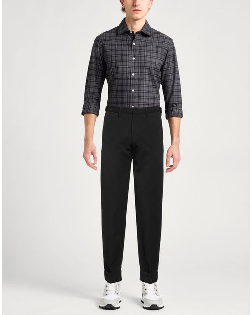 AT.P.CO Black Pants Polyester, Elastane for men