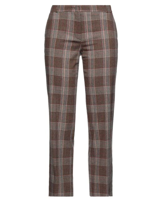 Kiltie Gray Pants Virgin Wool, Polyester, Polyamide, Viscose, Elastane