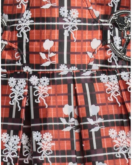 Chopova Lowena Red Mini Skirt