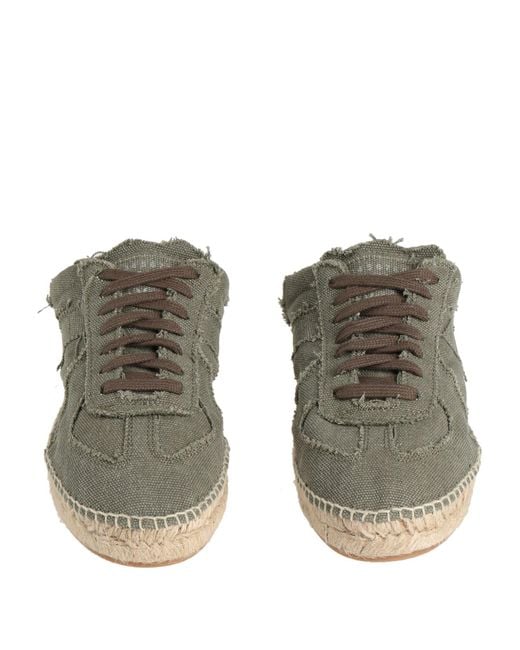 Maison Margiela Green Espadrilles