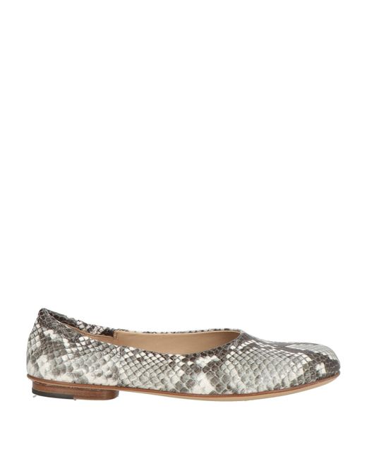 Pomme D'or White Ballet Flats
