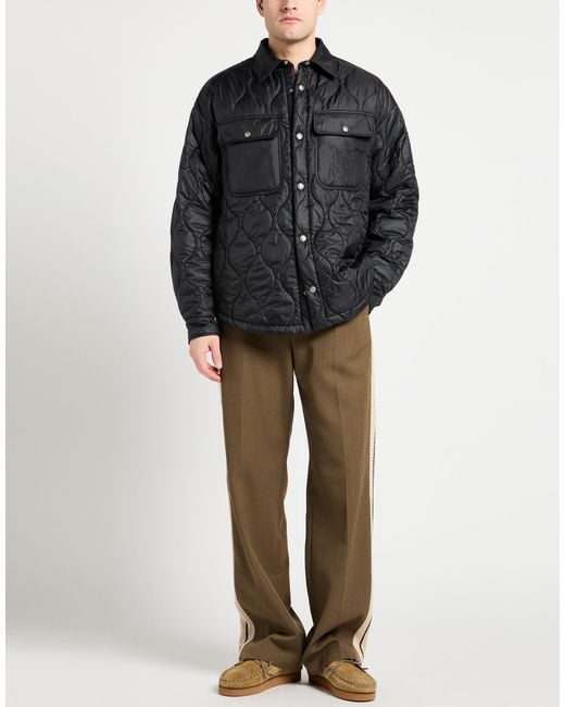 Palm Angels Black Puffers for men