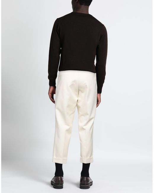 MICHELE CARBONE White Pants for men