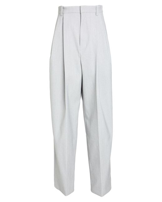 Jacquemus White Light Pants Polyester, Cotton, Virgin Wool, Elastane