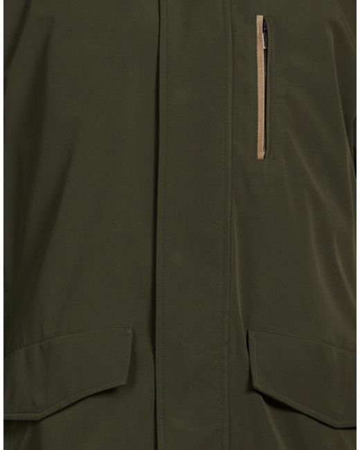 Paul & Shark Green Jacket Polyester, Elastane for men