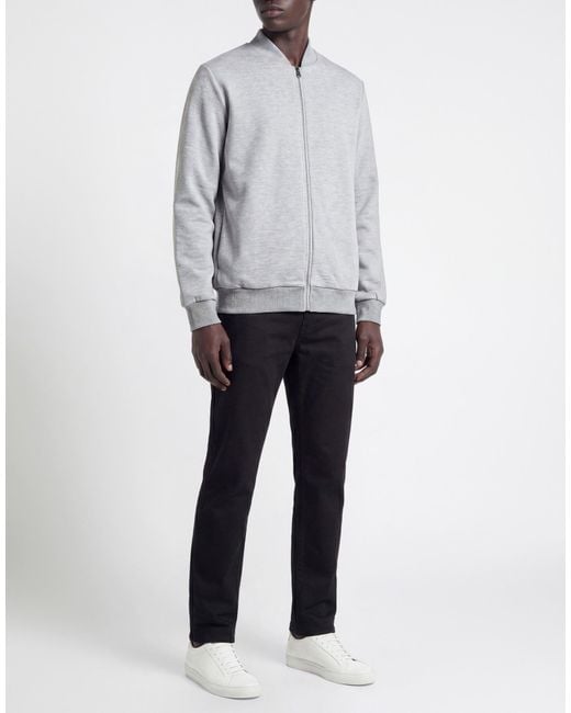 AT.P.CO Gray Light Sweatshirt Polyester, Viscose, Elastane for men