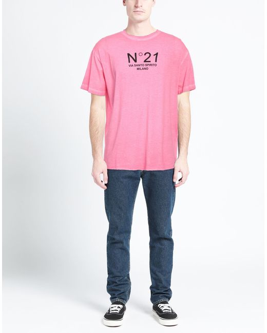 N°21 Pink T-shirt for men