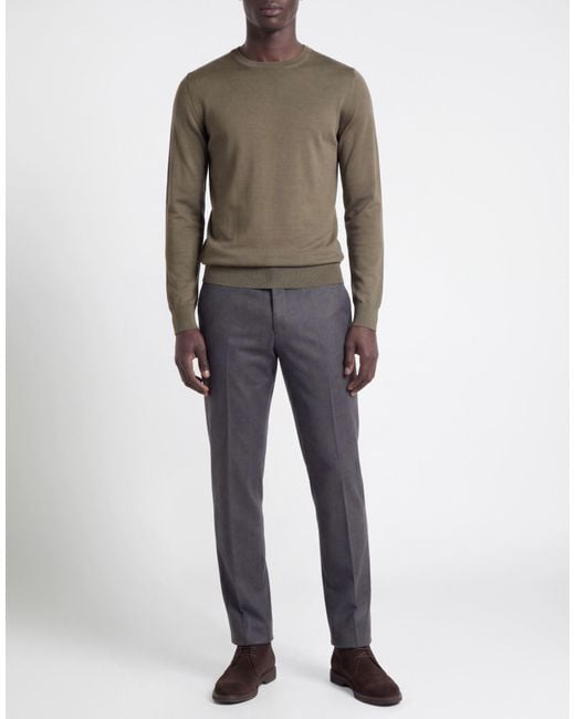 Moorer Green Sweater Virgin Wool for men