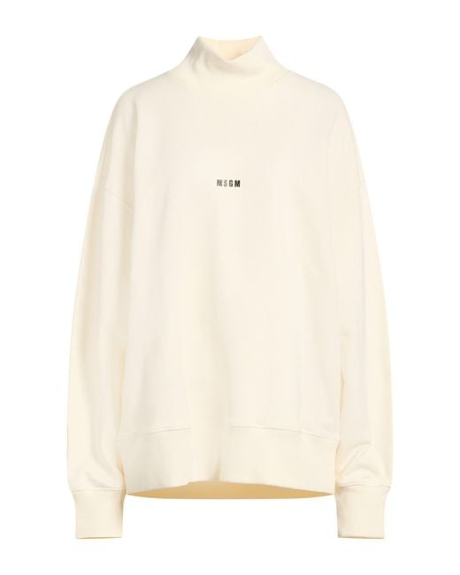 MSGM Natural Sweatshirts