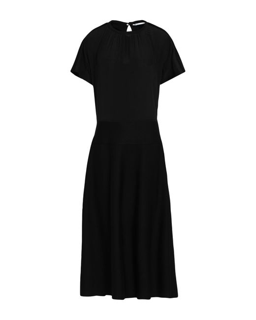 Agnona Black Midi Dress