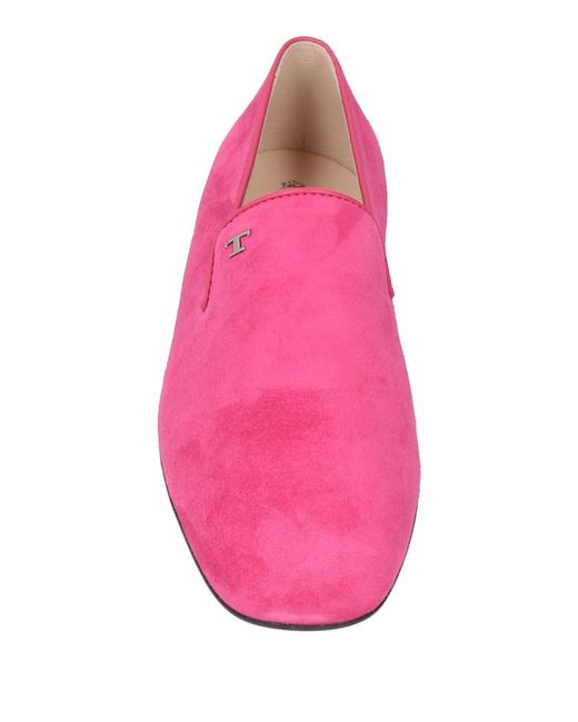 Tod's Pink Loafers