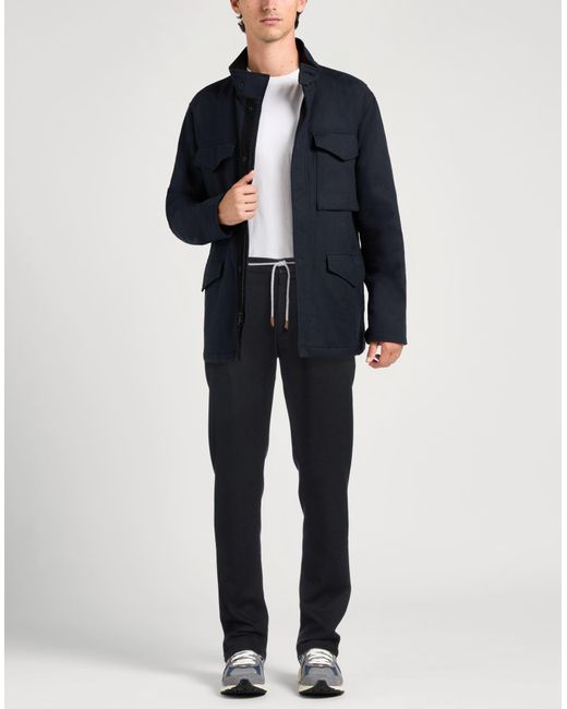 Eleventy Blue Midnight Pants Wool, Cashmere, Elastane for men