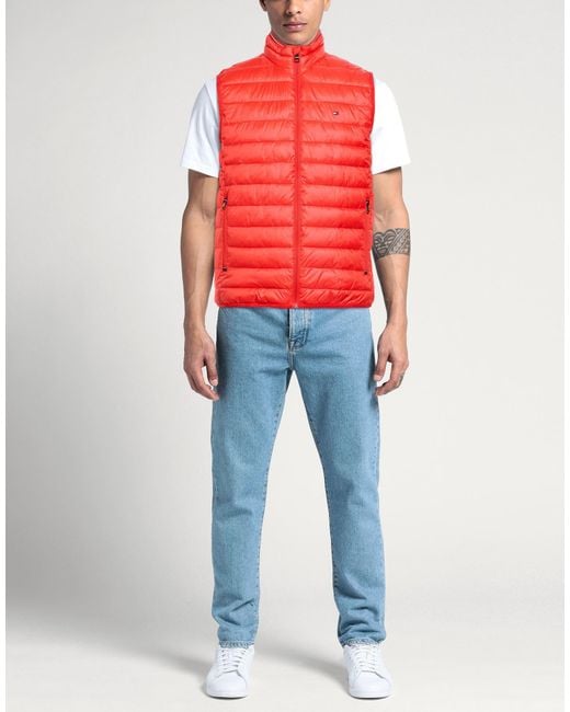 Tommy Hilfiger Red Gilet for men