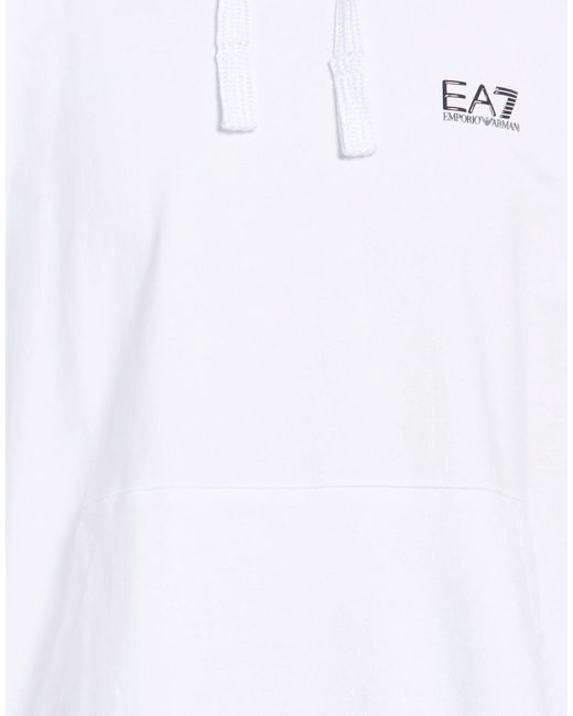 EA7 White Sweatshirts for men