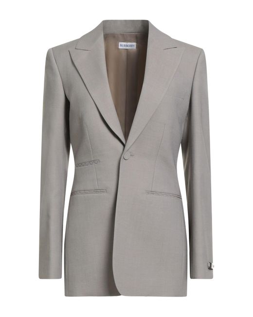 Blazer di Burberry in Gray
