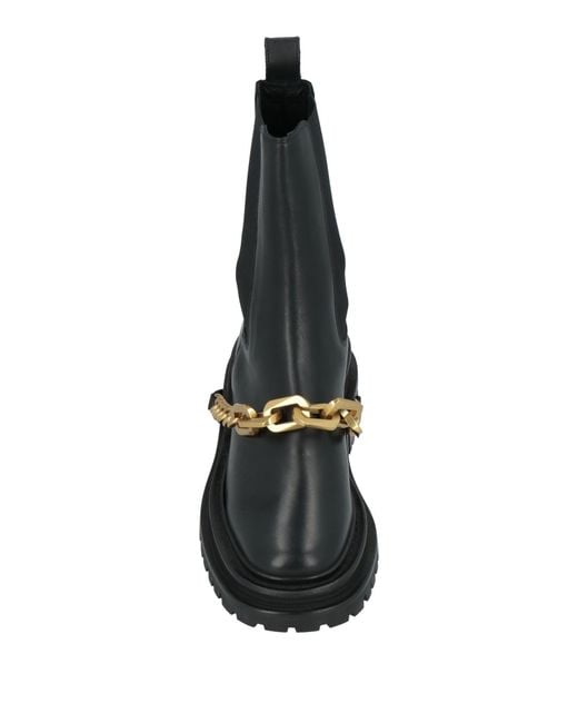 Sandro Black Ankle Boots Leather