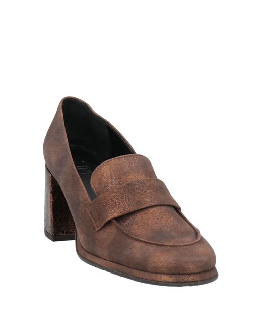 Zinda Brown Loafers Leather
