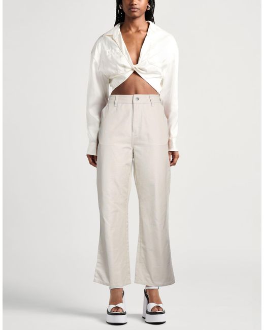 Filippa K White Pants Cotton