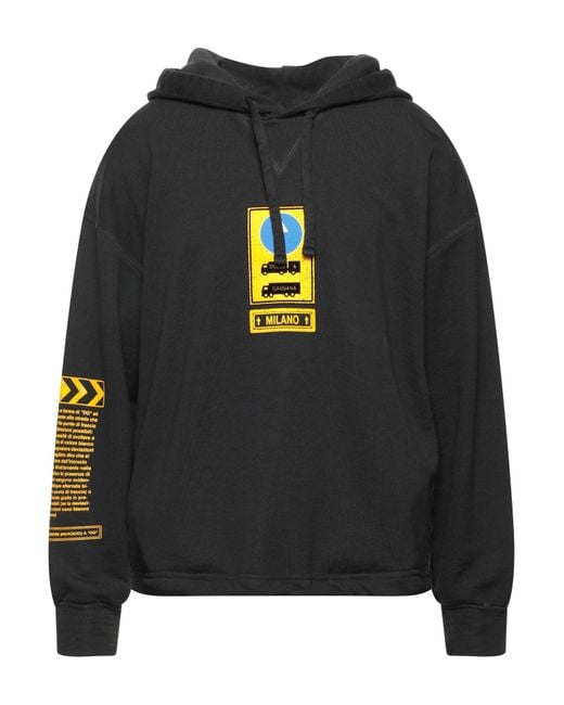 Dolce & Gabbana Black Milano Graphic Hoodie Tsh83092 for men