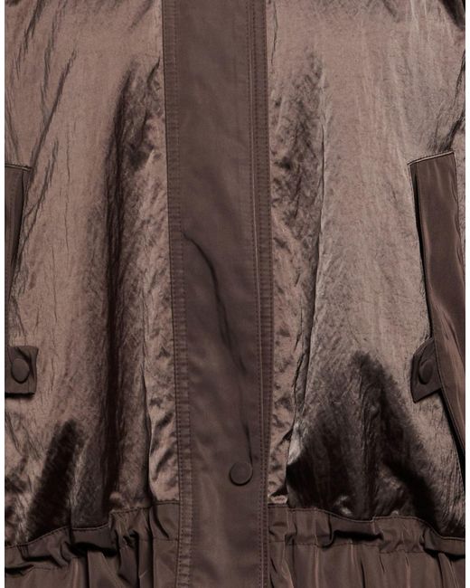 Alysi Brown Chocolat Dark Jacket Polyamide, Polyester