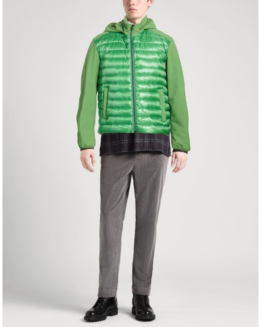 Herno Green Puffer Polyamide for men