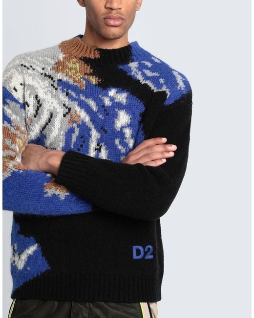DSquared² Blue Jumper for men