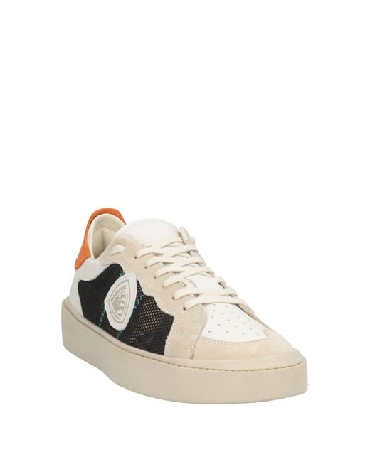 Blauer Sneakers in Natural für Herren