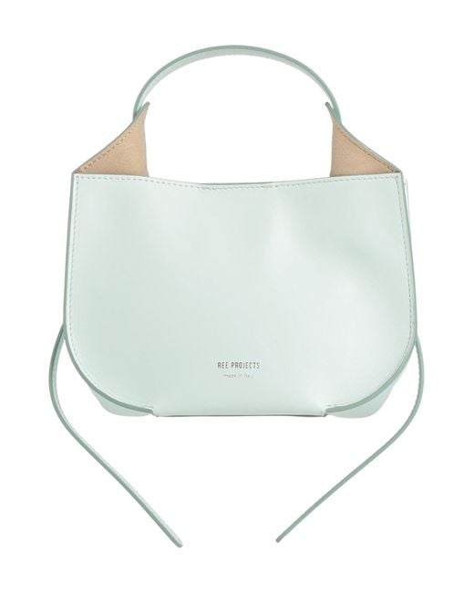 REE PROJECTS Blue Handbag Leather